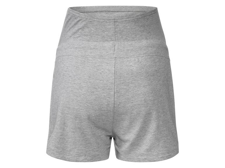 esmara® Damen Umstands-Sweatshorts, extra hoch geschnitten Lagerräumung
