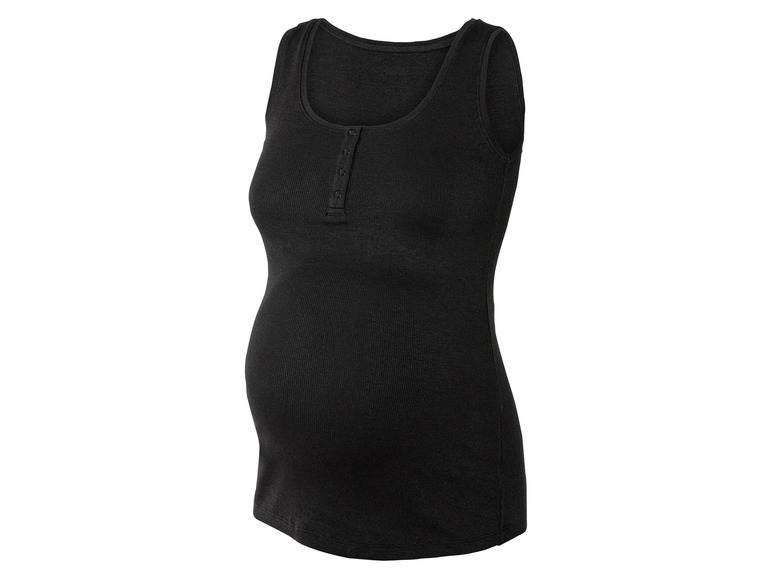 esmara® Damen Umstands-Ripptops, 2 Stück, mit Baumwolle Große Rabatte