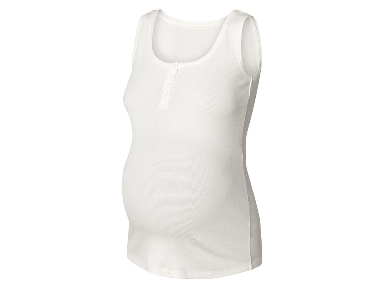 esmara® Damen Umstands-Ripptops, 2 Stück, mit Baumwolle Große Rabatte