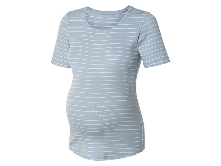 esmara® Damen Umstands-T-Shirts, 2 Stück, in modischer Ripp-Qualität Neuheiten