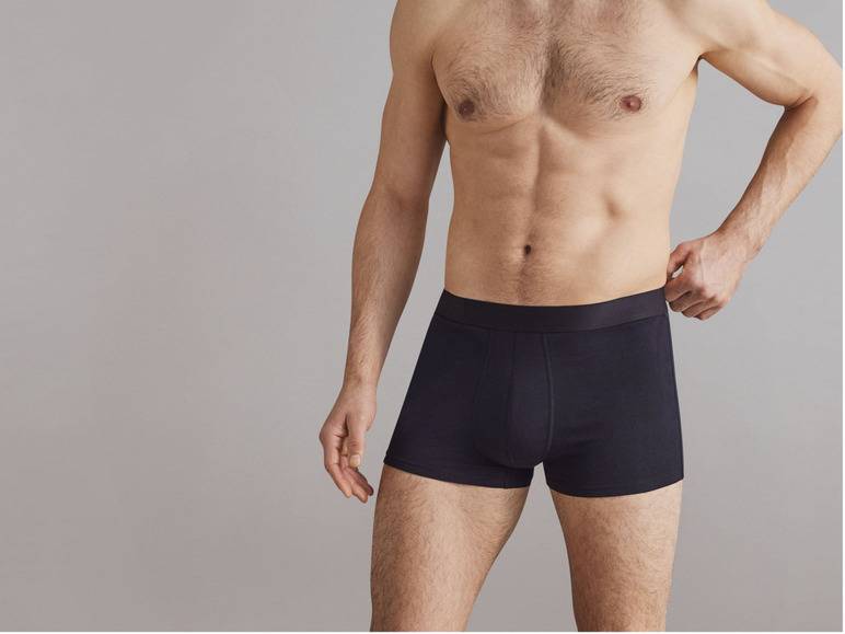 LIVERGY® Herren Boxer, 3 Stück, mit hohem Baumwollanteil Kauf eins, bekomm eins gratis