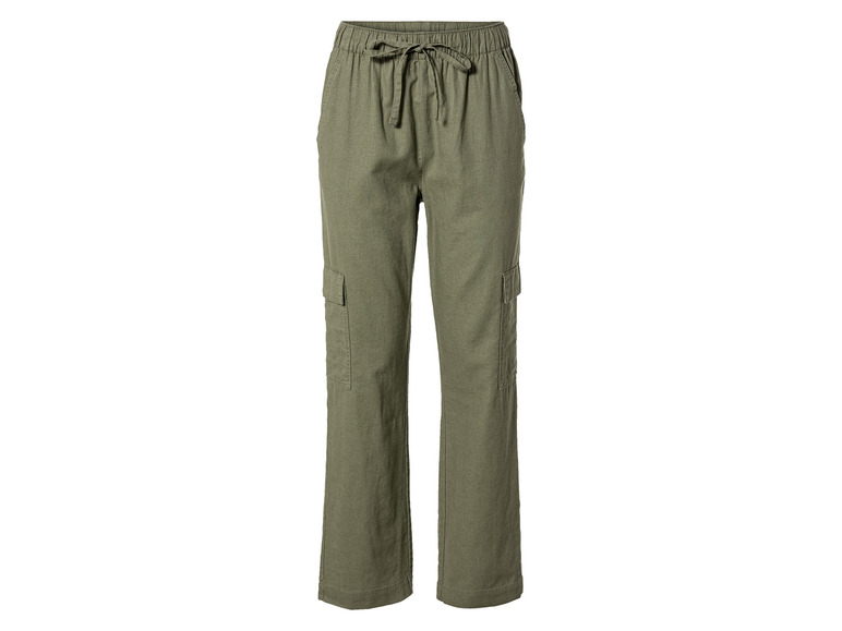 esmara® Damen Leinenhose, hohe Leibhöhe Riesige Ersparnisse