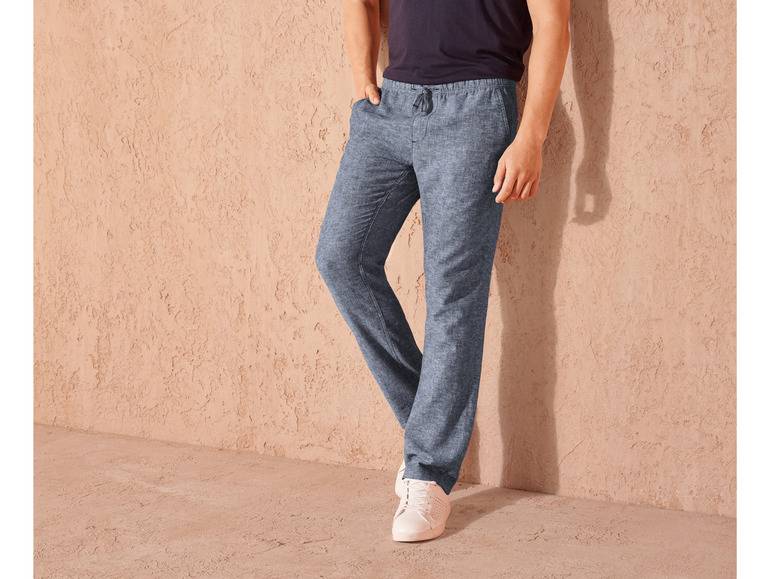 LIVERGY® Herren Freizeithose, Straight Fit, normale Leibhöhe Kostenlose Rückgabe