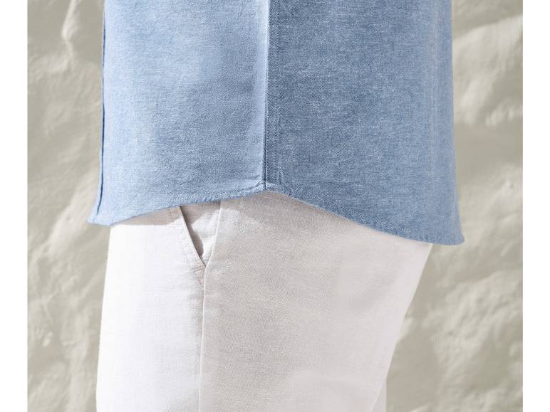 LIVERGY® Herren Leinenhemd mit Kentkragen Letzte 3 Tage
