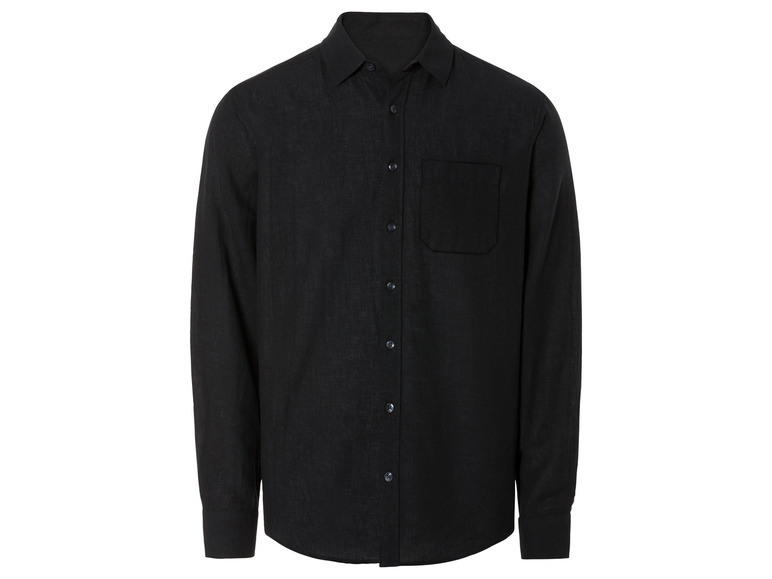 LIVERGY® Herren Leinenhemd mit Kentkragen Letzte 3 Tage
