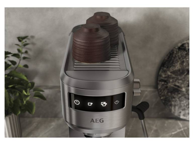 AEG Gourmet 6 Espresso Siebträgermaschine »EC6-1-6ST«, 1350 W Bis zu 60% Rabatt