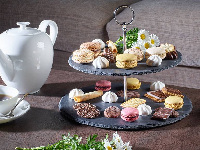 ECHTWERK Schiefer Etagere, ideal zum Servieren Sonderangebot der Fabrik