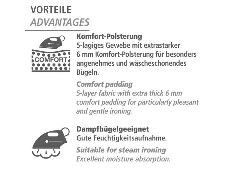 Wenko Bügeldecke »Air Comfort«, dampfbügelgeeignet Black Friday