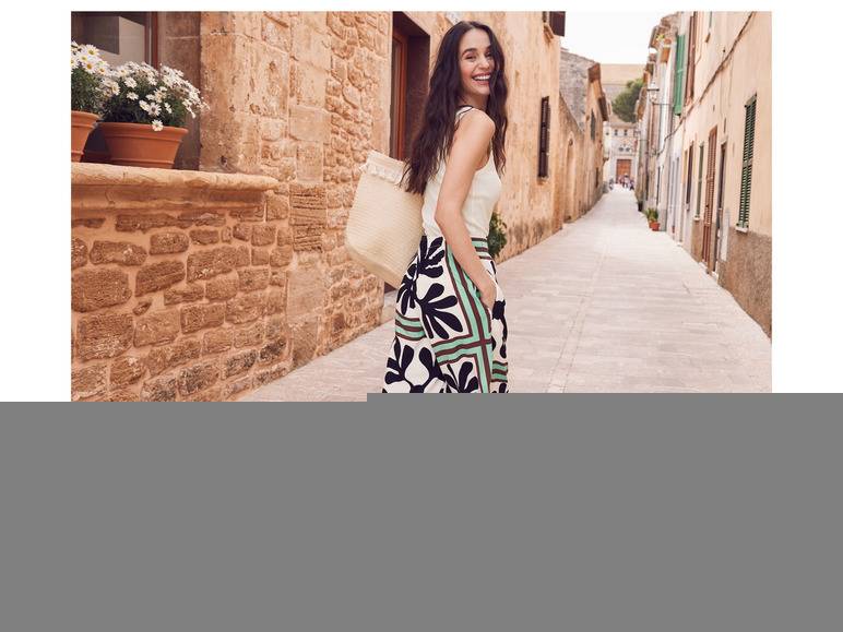 esmara® Damen Wide-Leg-Hose mit elastischem Gummizugbund Bestseller