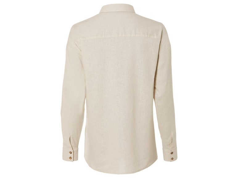 esmara® Damen Leinenbluse, leger geschnitten Sonderangebote