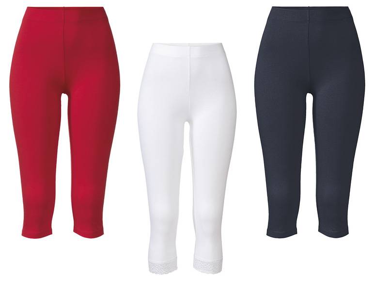 esmara® Damen Capri-Leggings, normale Leibhöhe, elastischer Bund Riesige Ersparnisse