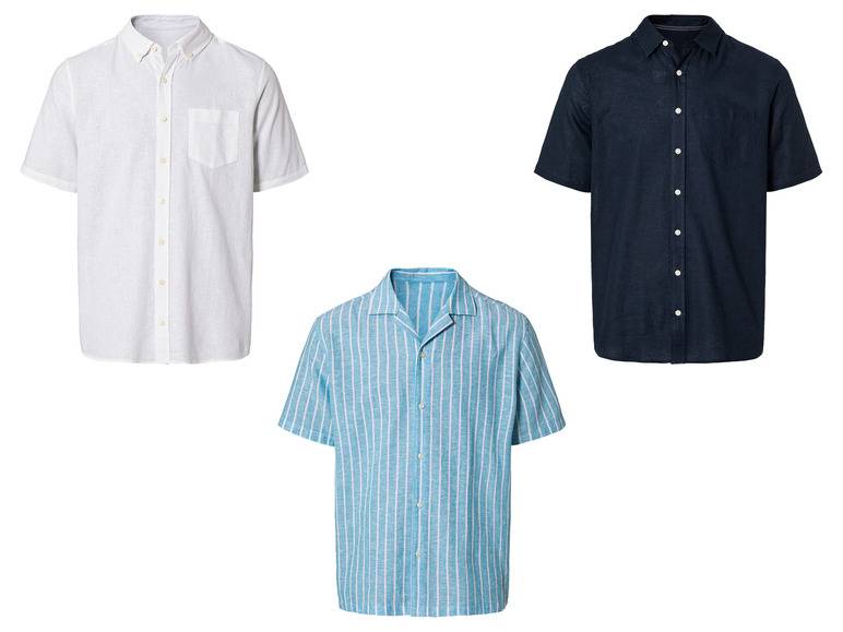 LIVERGY® Herren Leinenhemd, Regular Fit Sonderangebot der Fabrik