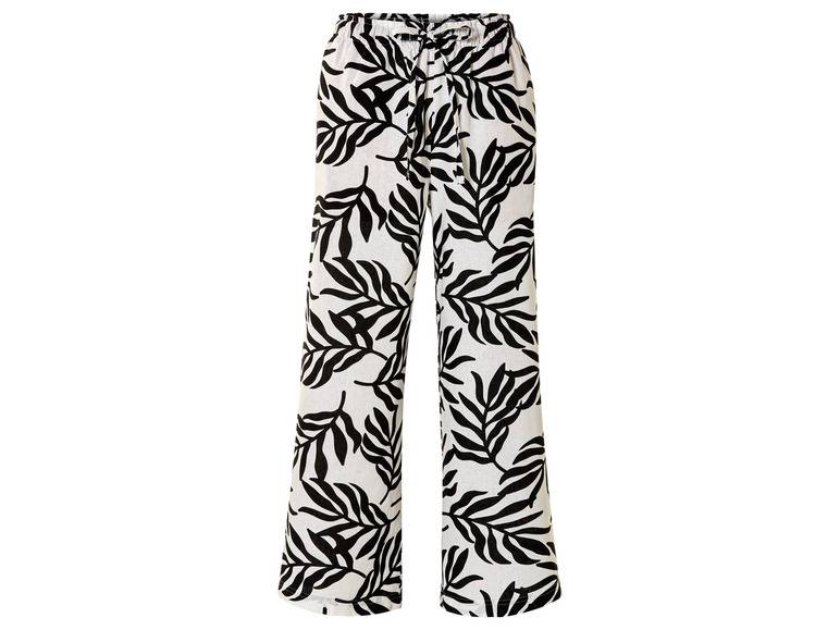 esmara® Damen Leinenhose mit normaler Leibhöhe Nur noch ein Tag übrig