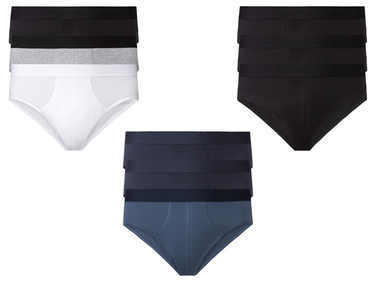 LIVERGY® Herren Slips, 3 Stück, mit hohem Baumwollanteil Super Rabatt