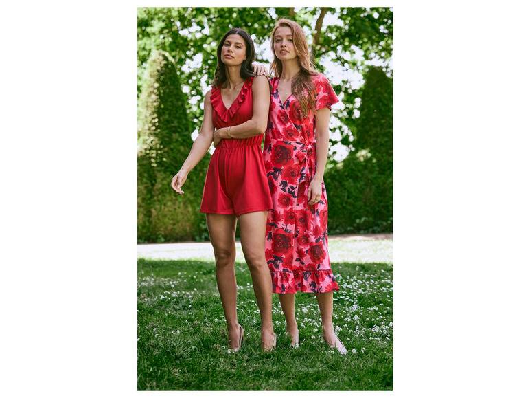 esmara® Damen Wickelkleid mit verspielten Volants Kostenloser Versand international