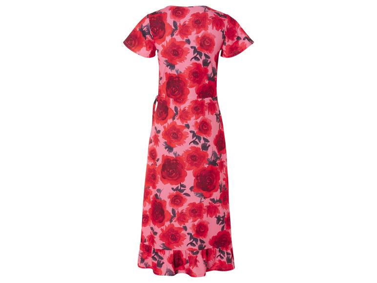 esmara® Damen Wickelkleid mit verspielten Volants Kostenloser Versand international