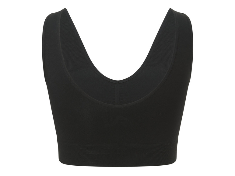 CRIVIT Damen Seamless-Sportbustier, Medium-Level, mit dynamischer Kühltechnologie Schlussverkauf