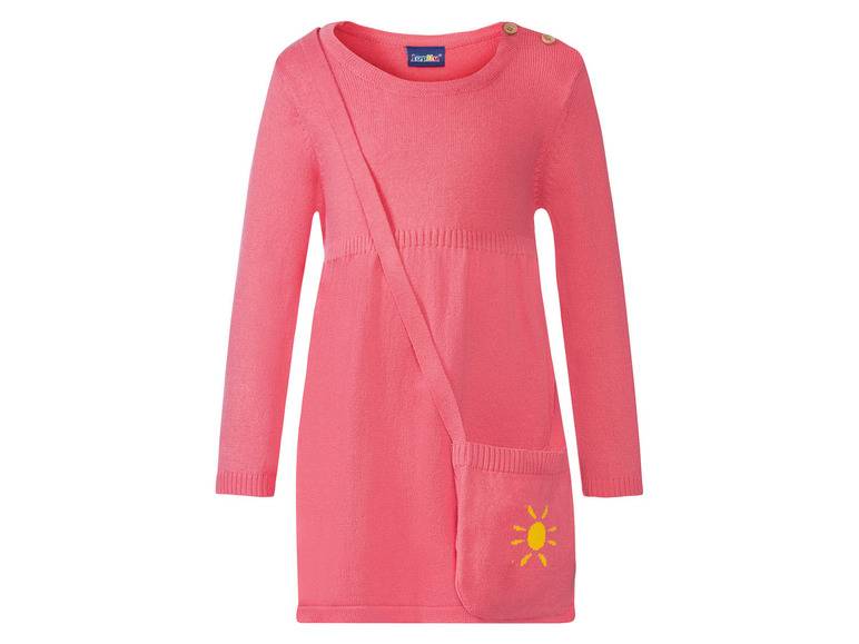 lupilu® Kleinkinder Strickkleid, mit Umhängetäschchen Saisonschlussverkauf