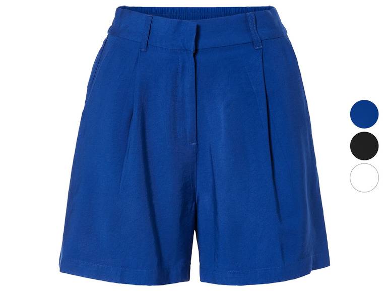 esmara® Damen Shorts mit Bundfalten Black Friday