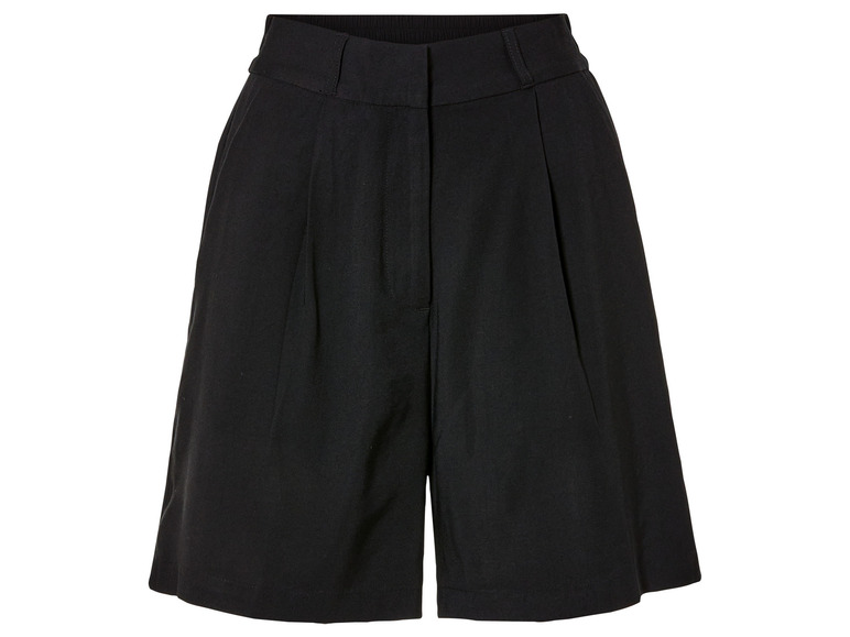 esmara® Damen Shorts mit Bundfalten Black Friday