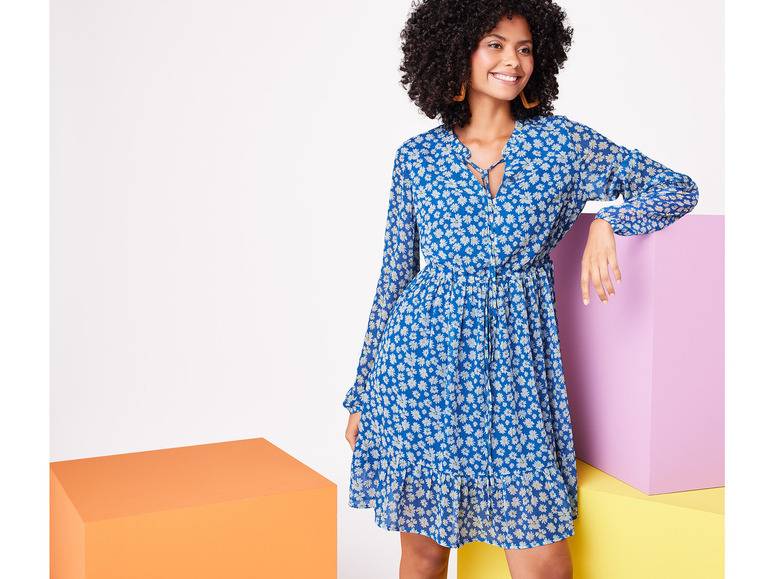esmara® Damen Kleid, leger geschnitten Weihnachtsangebot