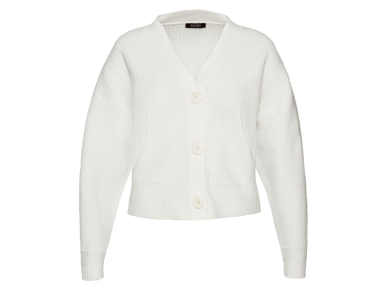 esmara® Damen Cardigan, mit klassischem Patentmuster Vatertagsangebot