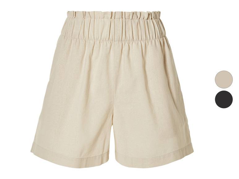 esmara® Leinen-Shorts mit hoher Leibhöhe Top Angebot