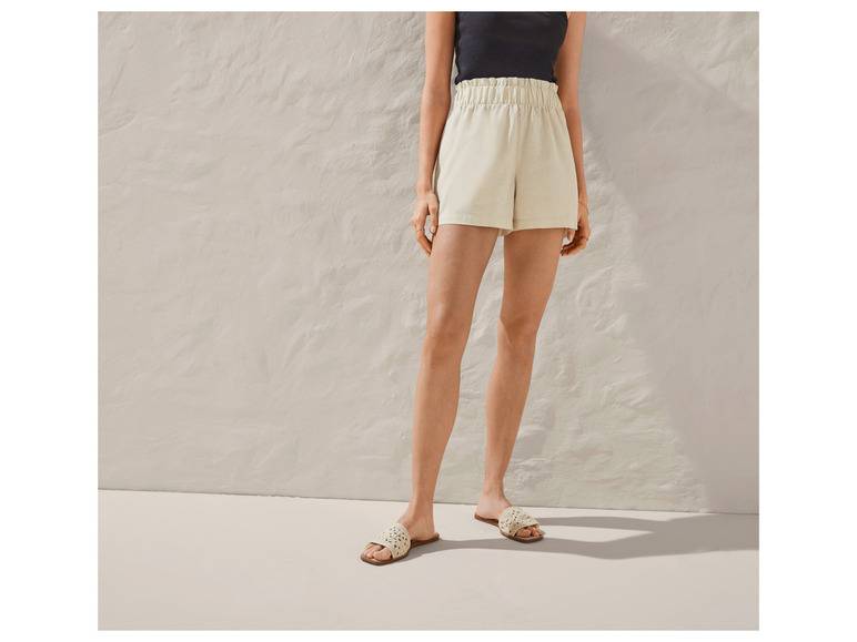 esmara® Leinen-Shorts mit hoher Leibhöhe Top Angebot