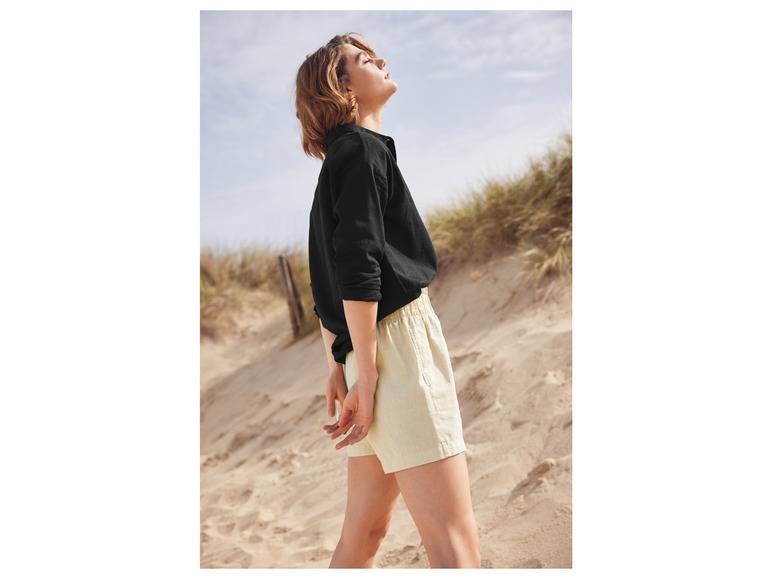 esmara® Leinen-Shorts mit hoher Leibhöhe Top Angebot