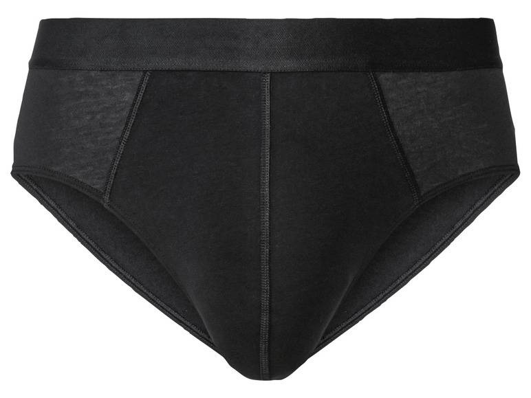 LIVERGY® Herren Slips, 3 Stück, mit hohem Baumwollanteil Riesige Ersparnisse