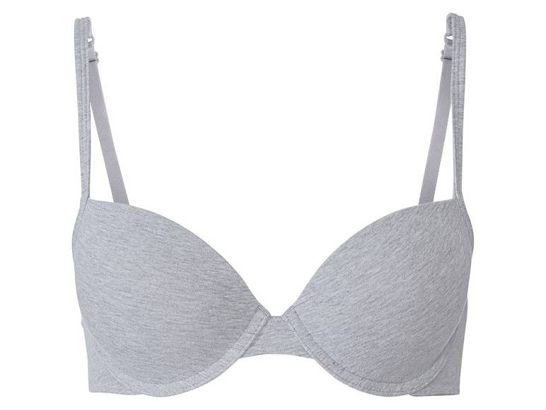 esmara® Damen Bügel BH, 2 Stück, mit hohem Baumwollanteil VIP-Rabatte