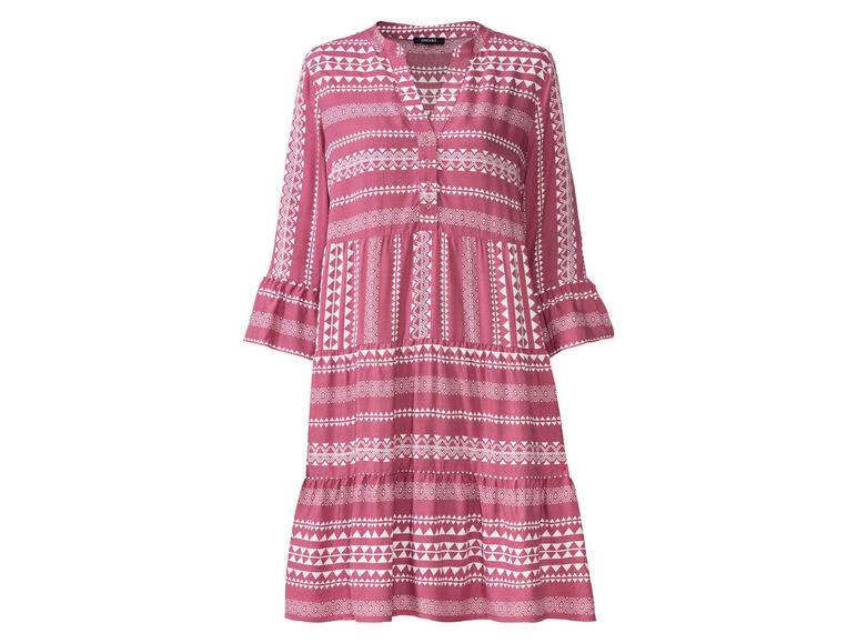 esmara® Damen Tunika Kleid, mit Volants am Ärmelabschluss Begrenzt auf 3 Tage