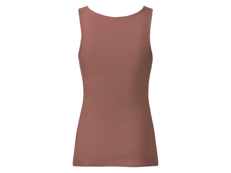 esmara® Damen Tops, 2 Stück, in anschmiegsamer Ripp-Qualität 2025