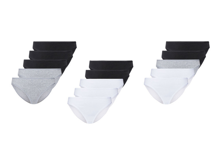 esmara® Damen Slips, 5 Stück, XL - 3XL Schlussverkauf