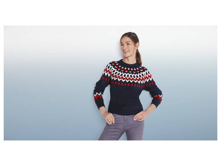 esmara® Damen Strickpullover, mit Rundhalsausschnitt Günstiger Verkauf