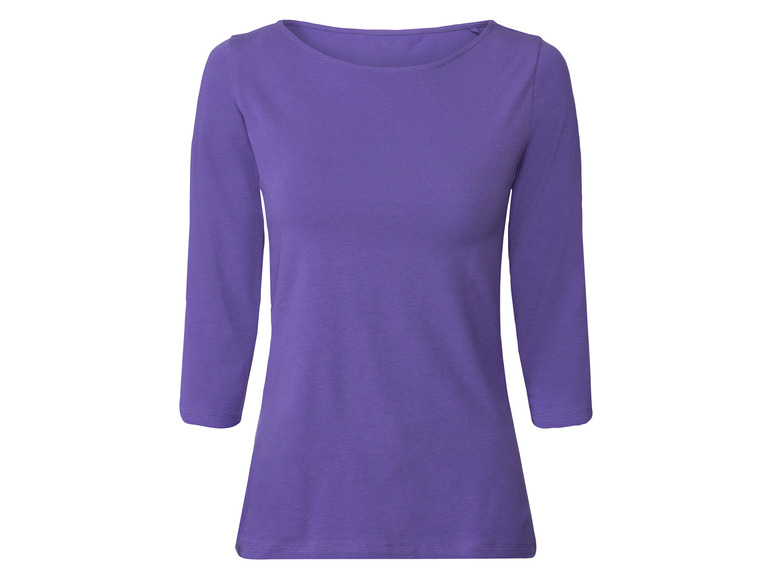 esmara® Damen Langarmshirts, 2 Stück, mit hohem Baumwollanteil Blitzverkäufe