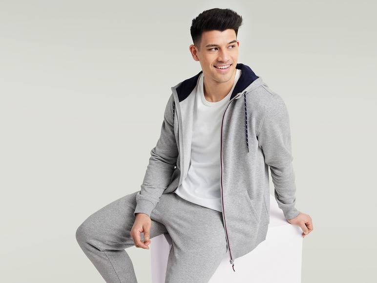 LIVERGY® Herren Sweatjacke mit Baumwolle Kostenloser Versand
