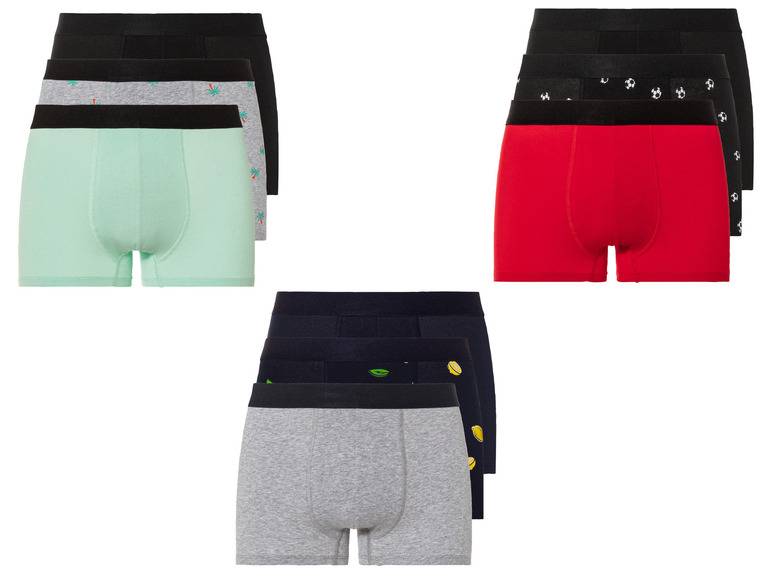 LIVERGY® Herren Boxer, 3 Stück, hoher Baumwollanteil Saisonschlussverkauf