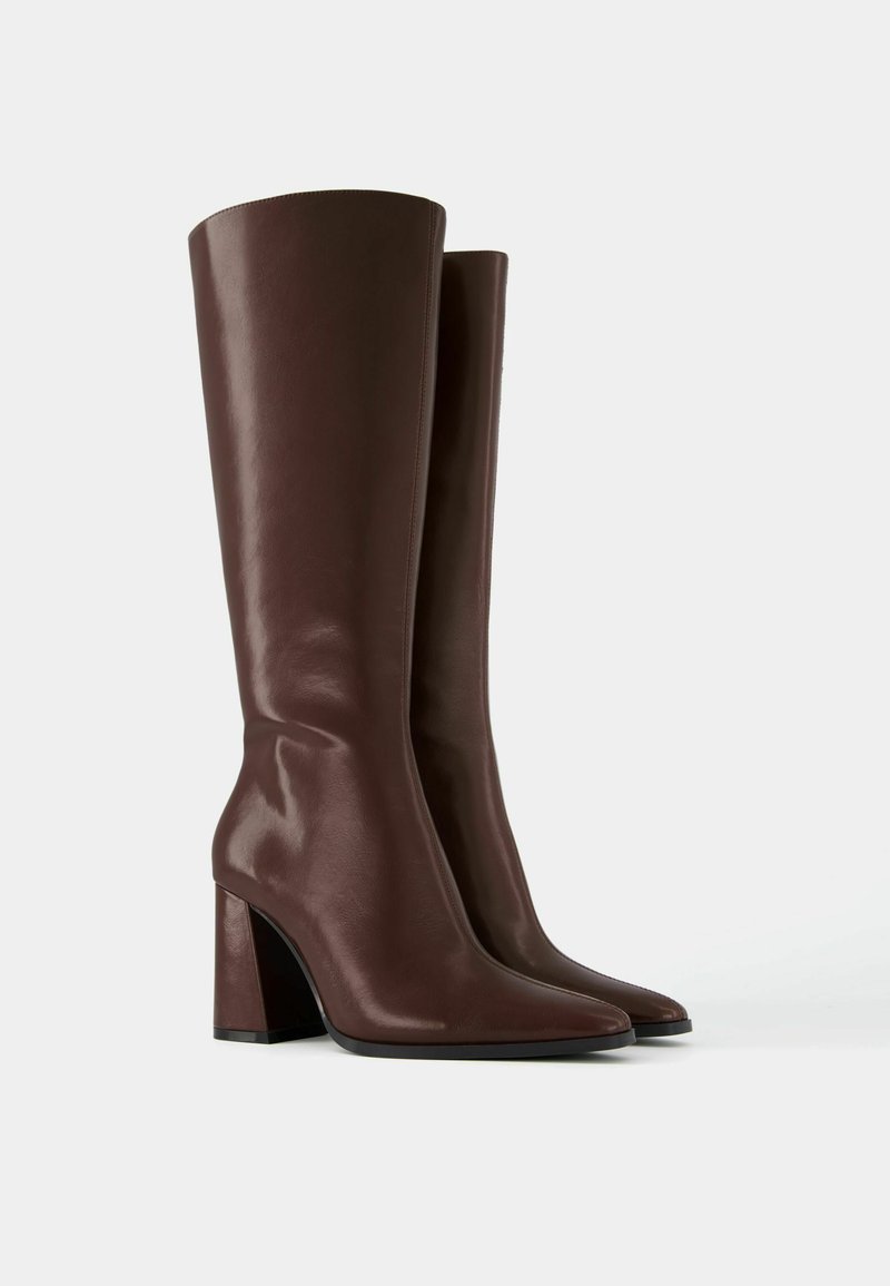 Bershka Bershka Boots - dark red Blitzangebot