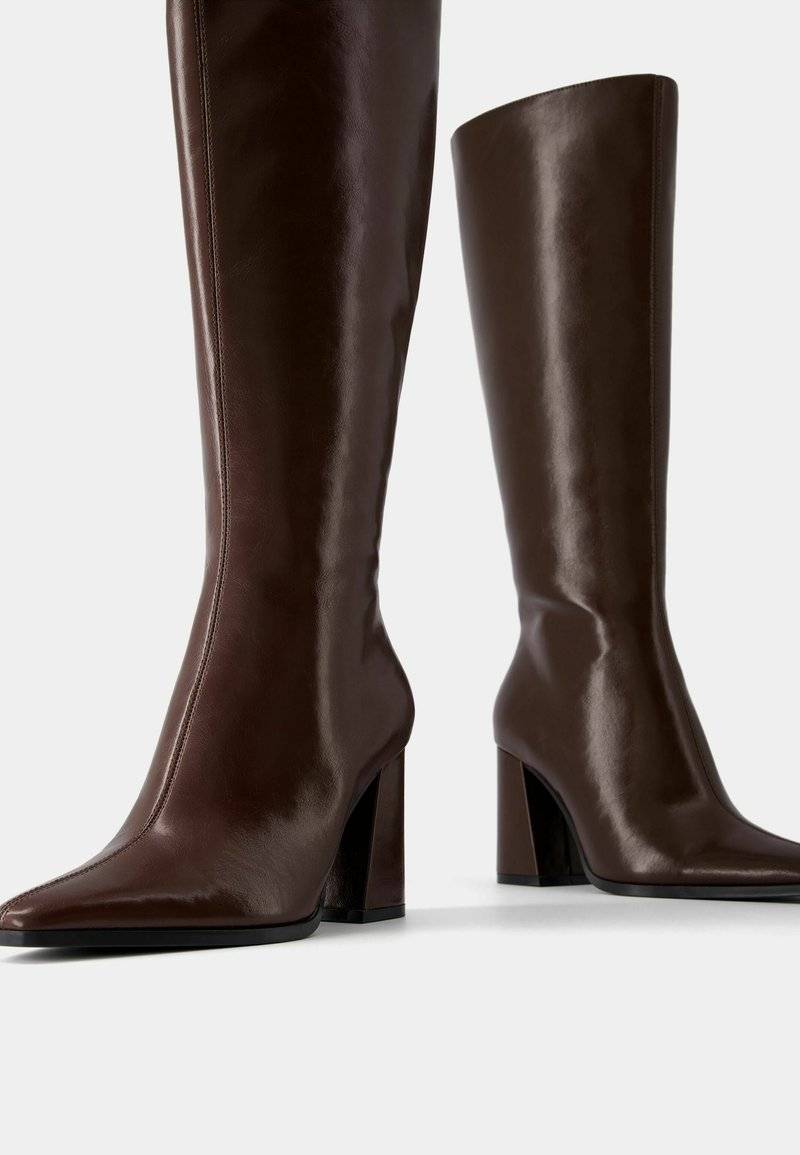 Bershka Bershka Boots - dark red Blitzangebot