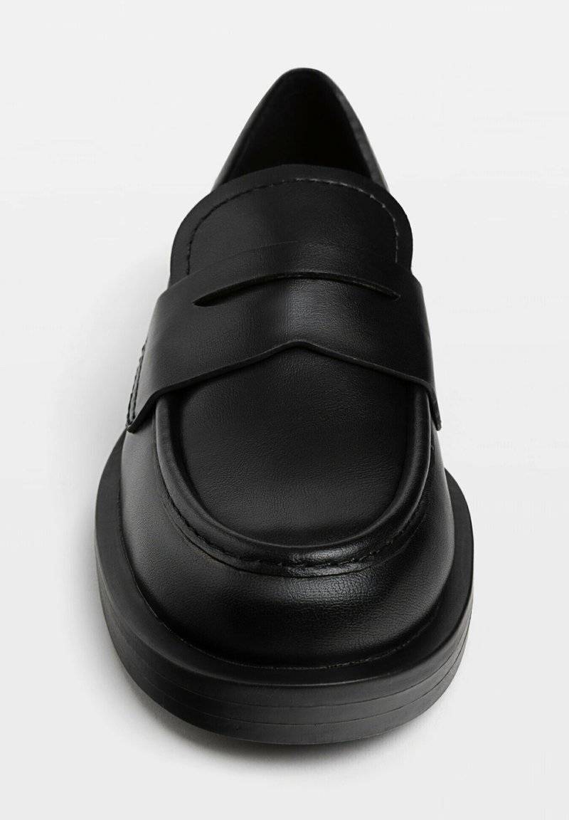Stradivarius Stradivarius LOAFERS - Slip-ons - black Räumungsverkauf