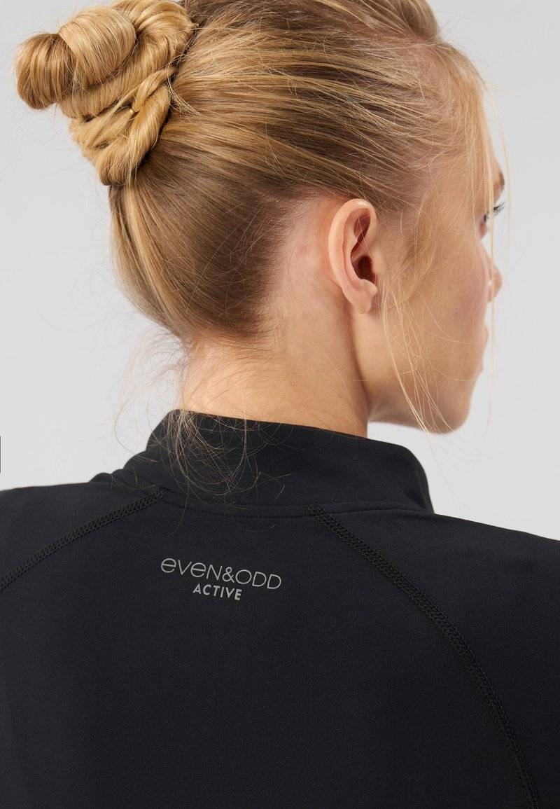 Even&Odd active Even&Odd active SUPER SOFT COTTON TOUCH - Training jacket - black Großer Ausverkauf