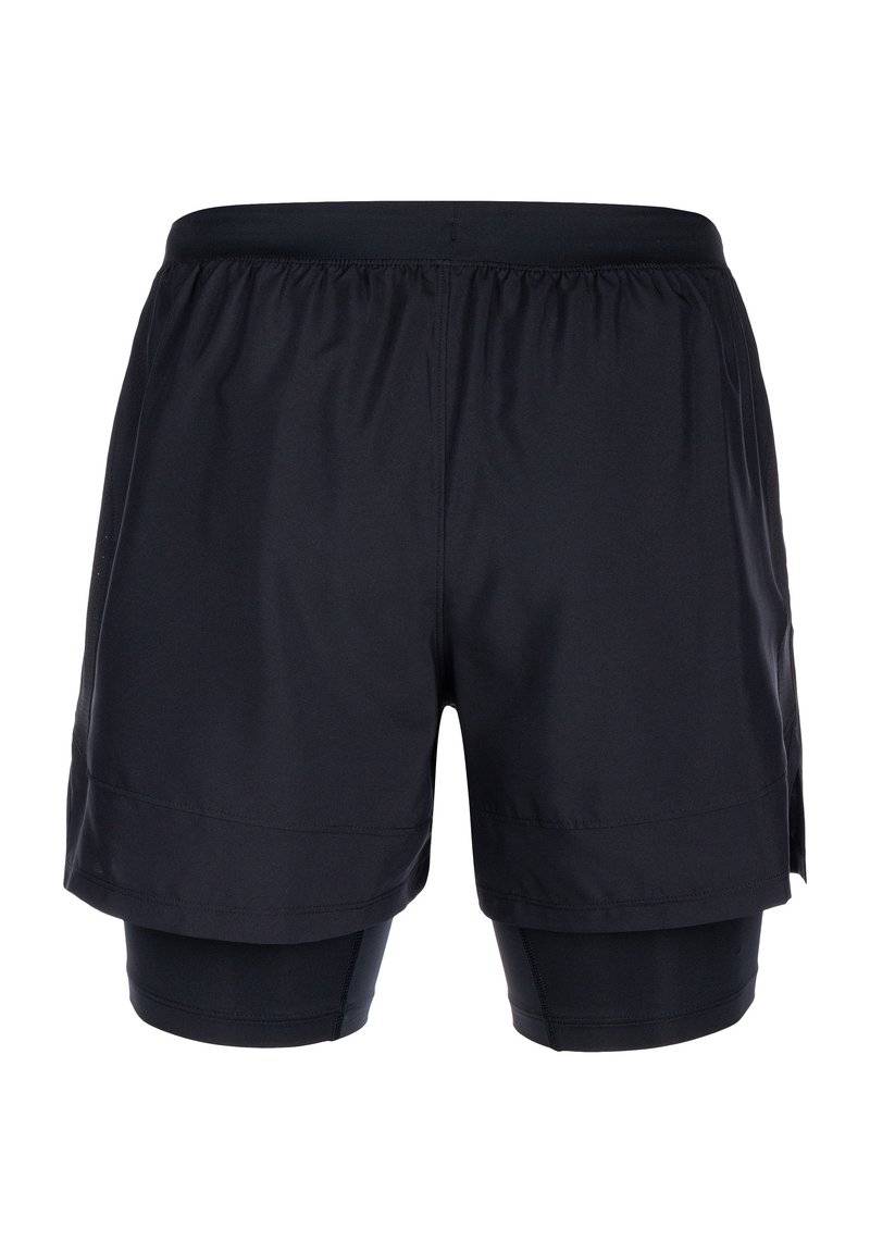 Under Armour Under Armour LAUNCH SHORTS 2-IN-1 - Sports shorts - black black reflective Lagerräumung