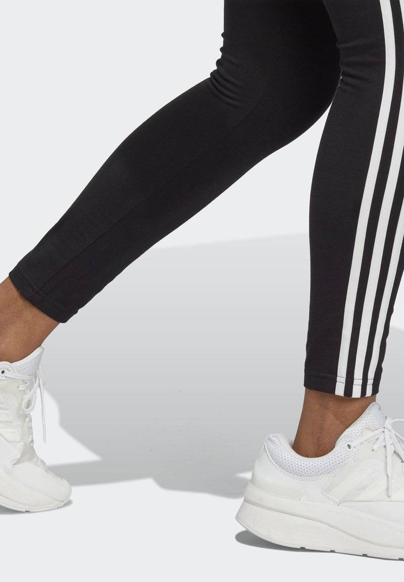 adidas Sportswear adidas Sportswear ESSENTIALS 3 STRIPES HIGH WAISTED - Leggings Zeitlich begrenztes Angebot