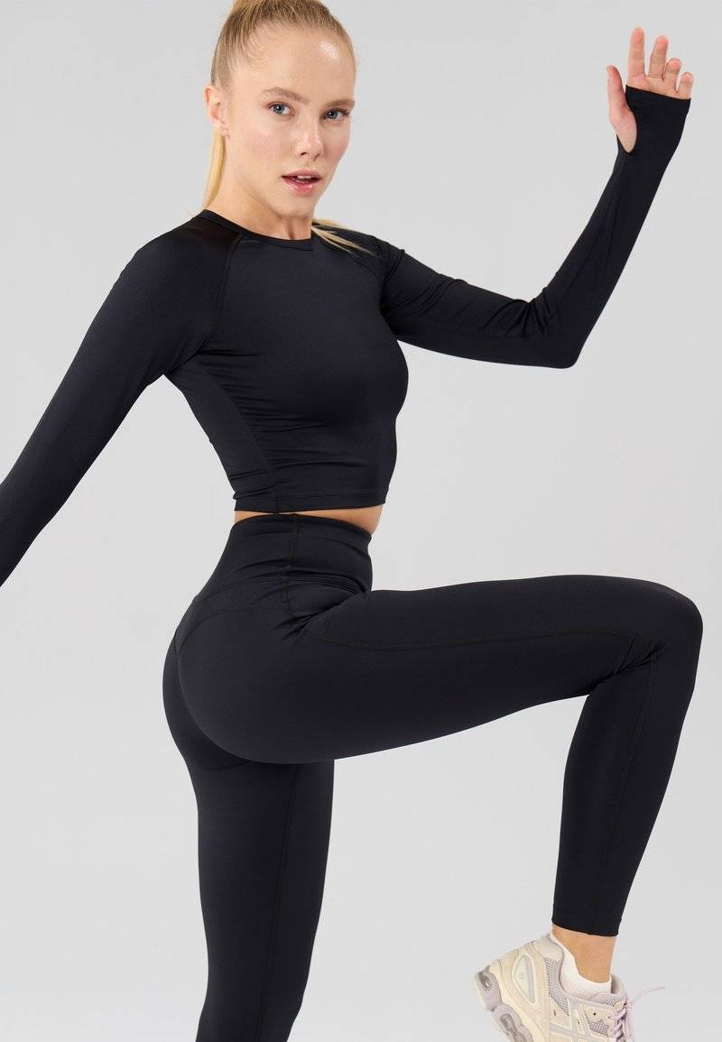 Even&Odd active Even&Odd active Long sleeved top - black Neuheiten