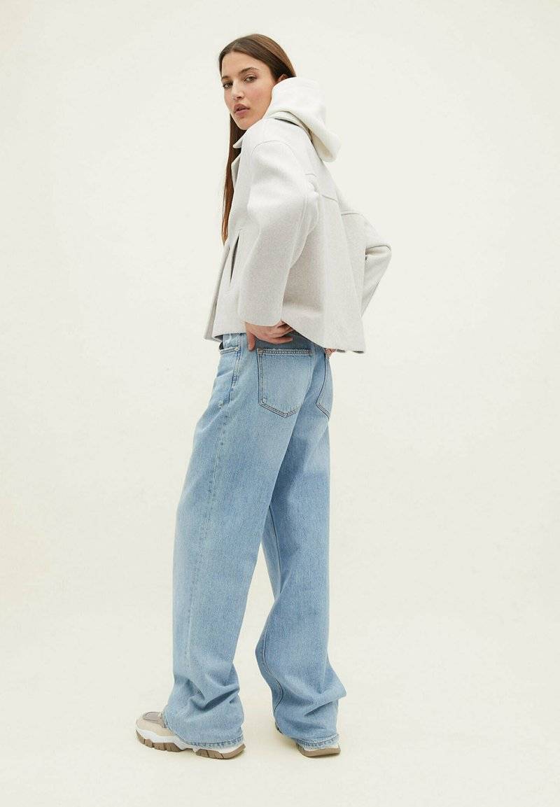 Stradivarius Stradivarius SOFT WRAP - Blazer - stone VIP-Rabatte