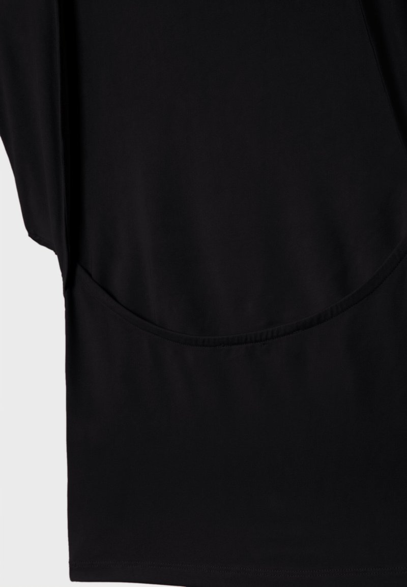 Stradivarius Stradivarius OPEN-BACK - Basic T-shirt - black Tiefpreis