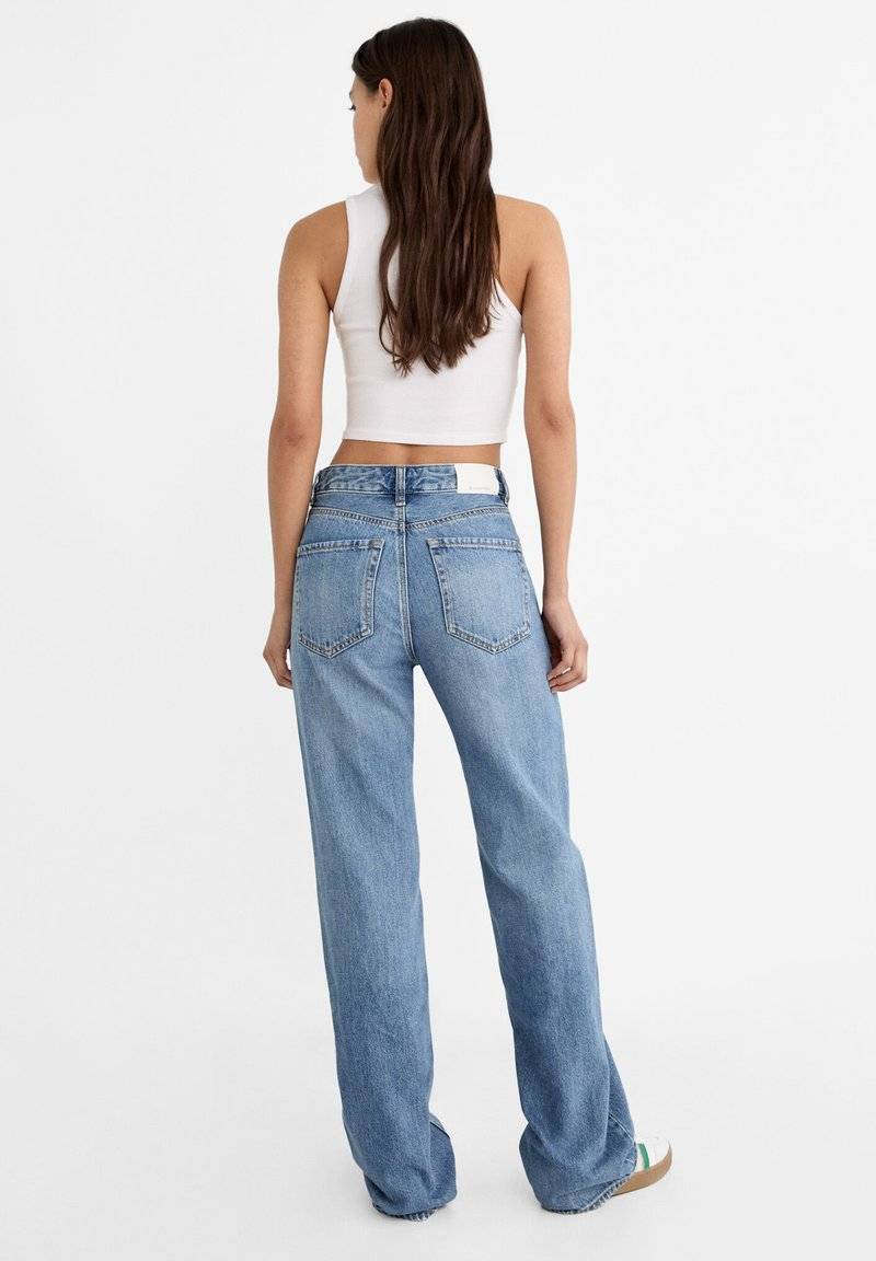 Stradivarius Stradivarius Straight leg jeans - light blue Kostenlose Rückgabe