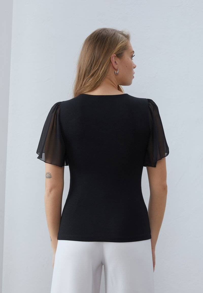 Anna Field Anna Field Print T-shirt - black Neueste Stile