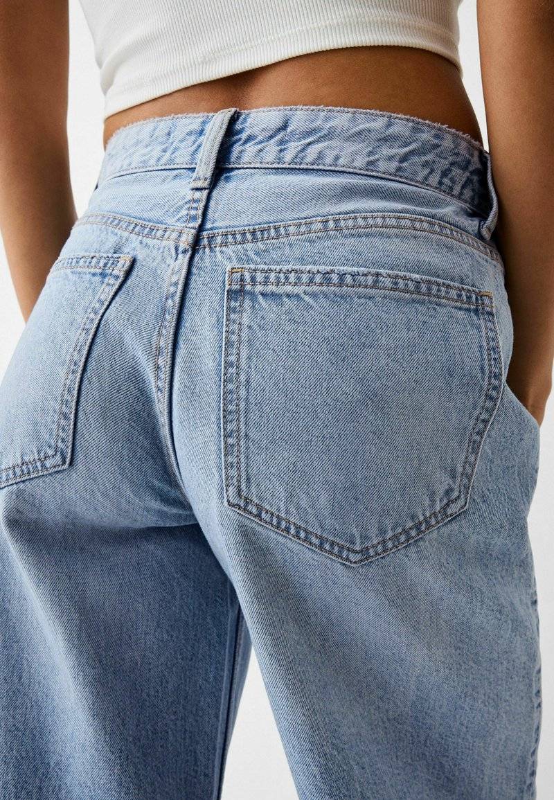 Bershka Bershka WIDE-LEG - Relaxed fit jeans Sonderangebot der Fabrik